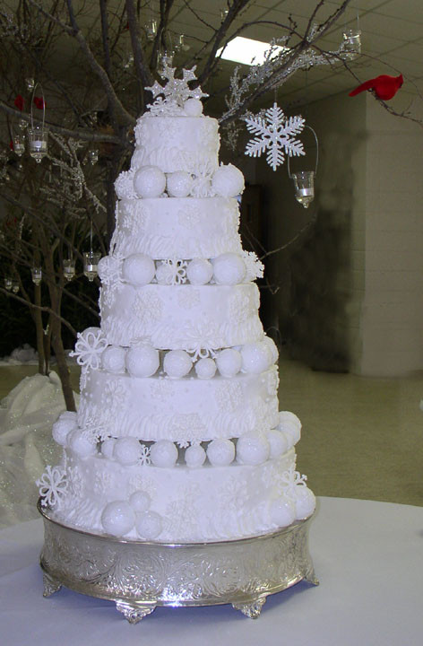 Winter Themed Wedding Cakes
 Winter Wedding Cakes