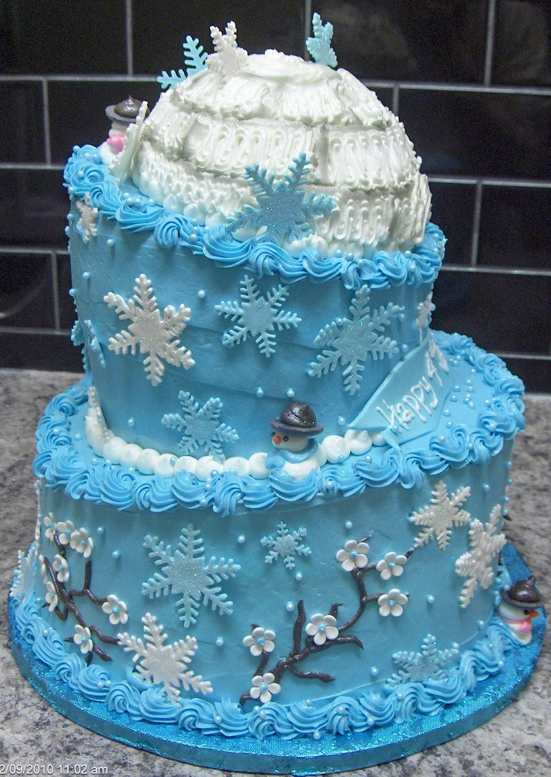 Winter Wonderland Birthday Cake
 Winter Wonderland Cake Ideas