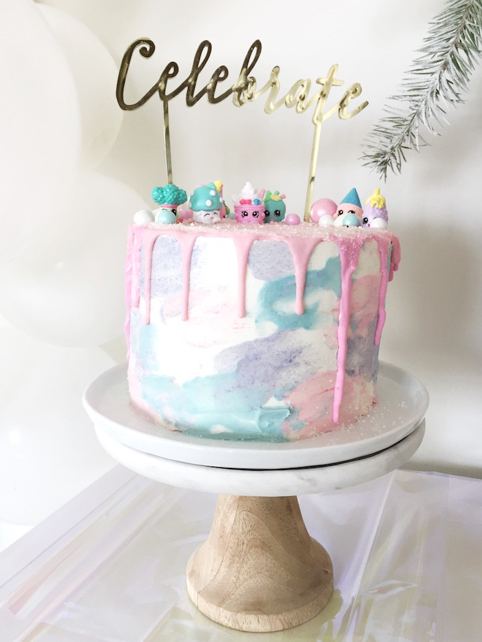 Winter Wonderland Birthday Cake
 Kara s Party Ideas Shopkins Winter Wonderland Birthday