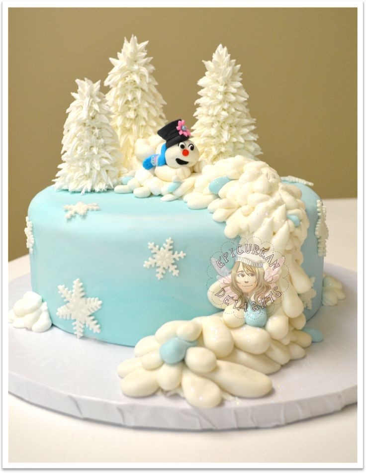 Winter Wonderland Birthday Cake
 15 best Winter Cake Ideas images on Pinterest