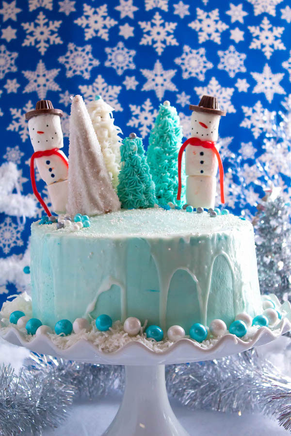 Winter Wonderland Birthday Cake
 Winter Wonderland Cake Recipe