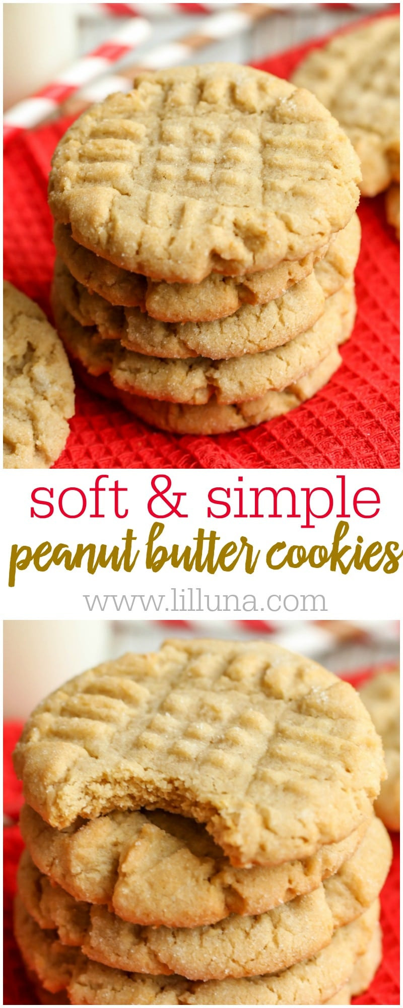 World'S Best Peanut Butter Cookies
 EASY & SOFT Peanut Butter Cookies