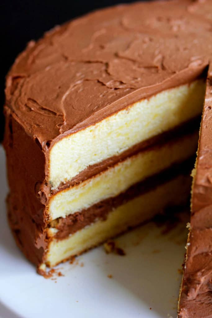Yellow Birthday Cake Recipe
 Yellow Cake Recipe with Chocolate Frosting Grandbaby Cakes