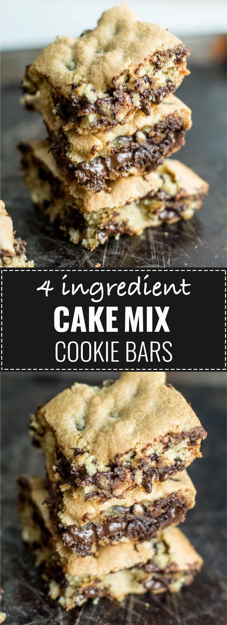 Yellow Cake Mix Cookie Bars
 Easy Cake Mix Cookie Bars only four ingre nts