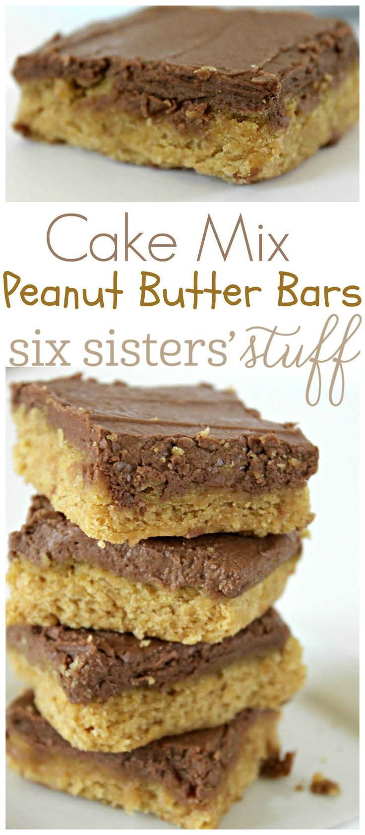 Yellow Cake Mix Cookie Bars
 easy cookie bars using cake mix