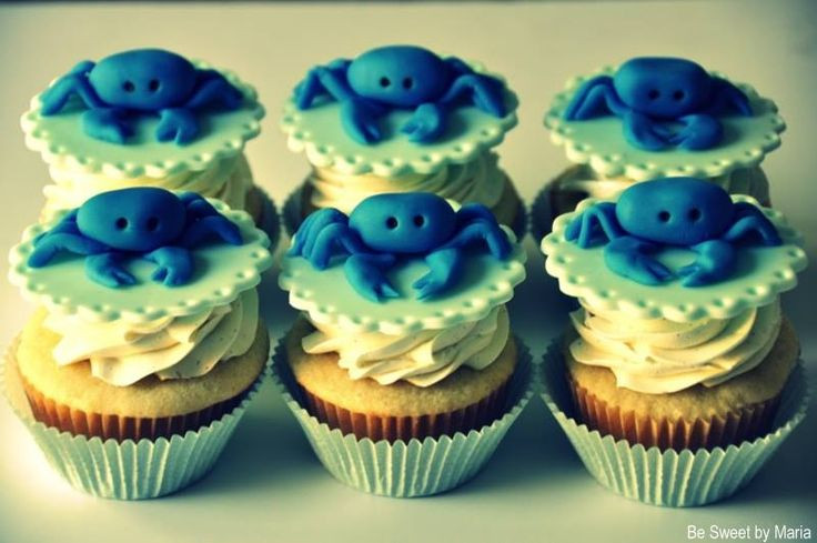 Blue Crab Cupcakes
 Blue crab cupcakes By Be Sweet by Maria