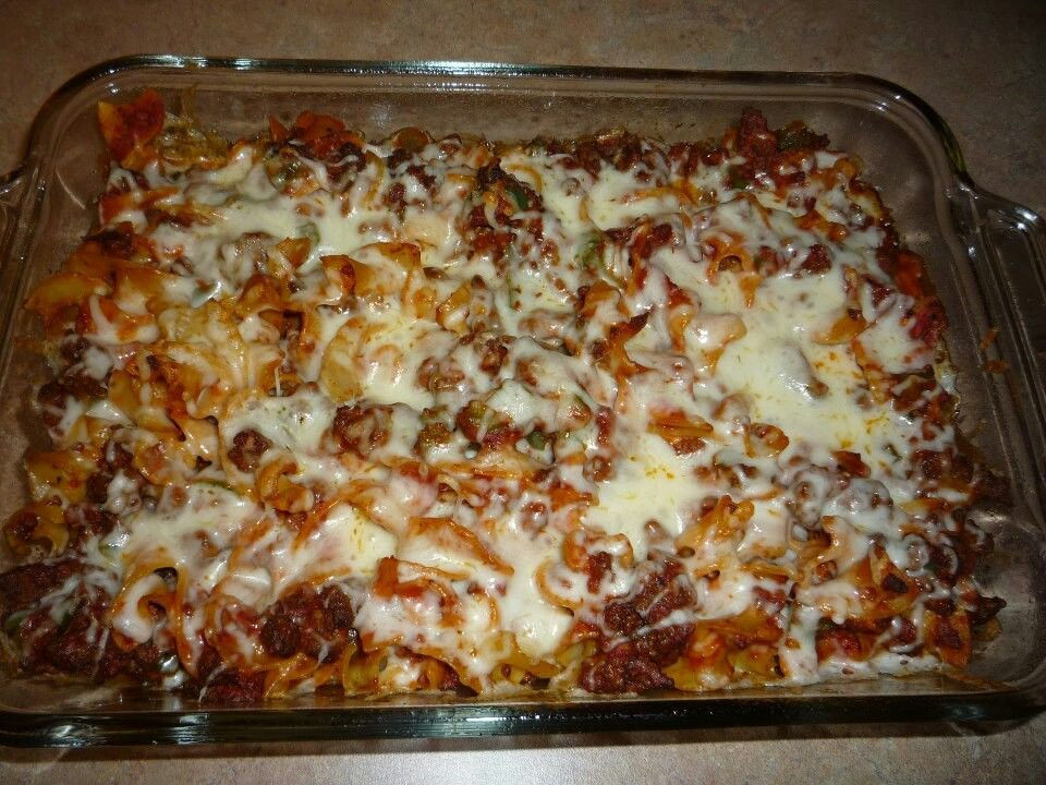 Pizza Casserole With Egg Noodles
 Cheesy pizza casserole 2 1 2 cups uncooked egg noodles 1 2