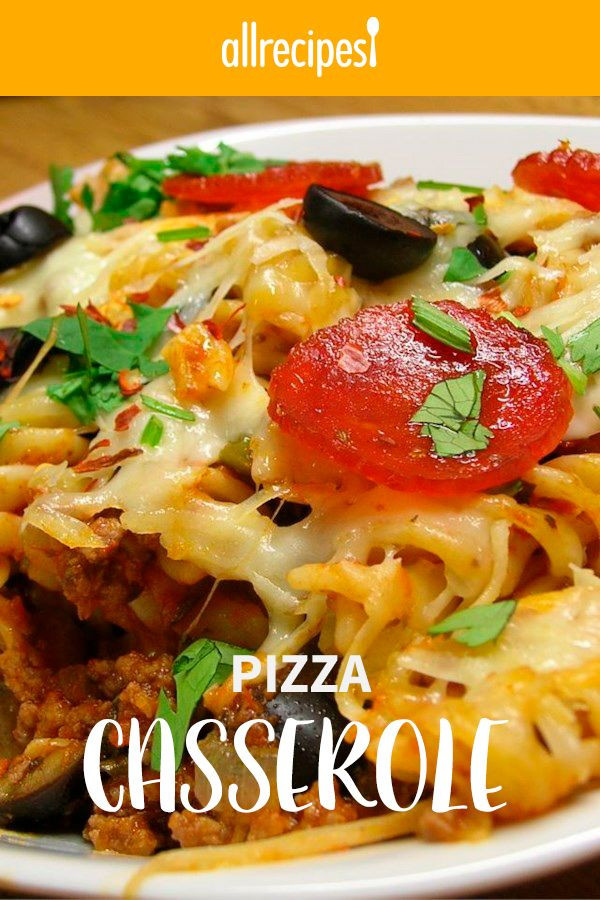 Pizza Casserole With Egg Noodles
 Pizza Casserole Recipe
