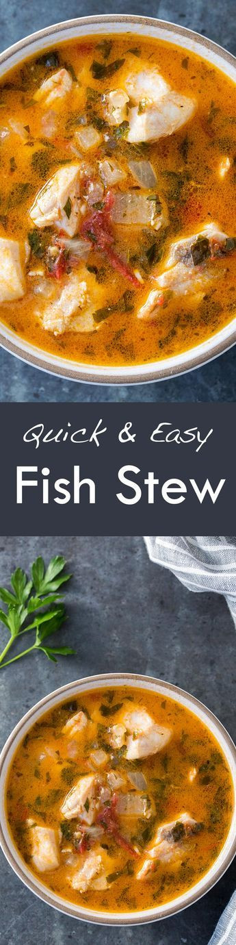 Quick Fish Recipes
 Quick Easy Fish Stew Recipe