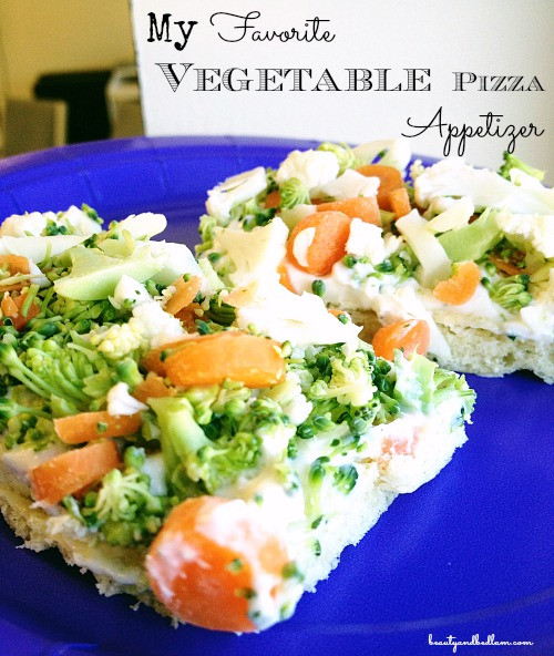 Vegetable Appetizer Recipes
 My Favorite Cold Veggie Pizza Appetizer Balancing Beauty