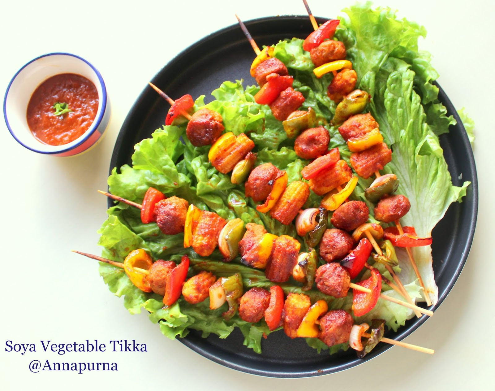 Vegetable Appetizer Recipes
 Annapurna Soya Ve able Tikka Healthy Ve arian