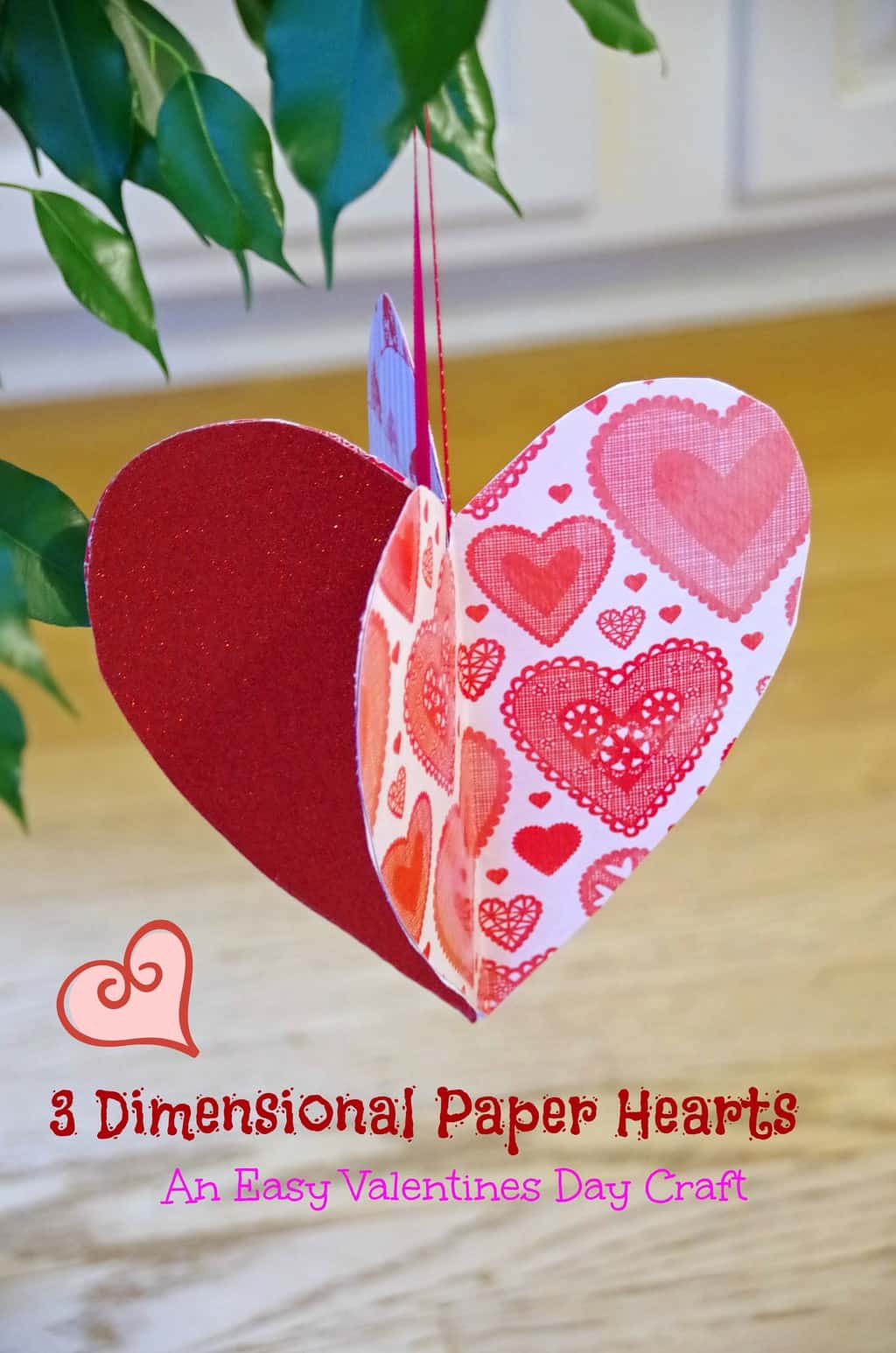 Arts And Crafts Valentines Gift Ideas
 Easy Valentines Day Craft Idea 3D Paper Hearts Suburbia