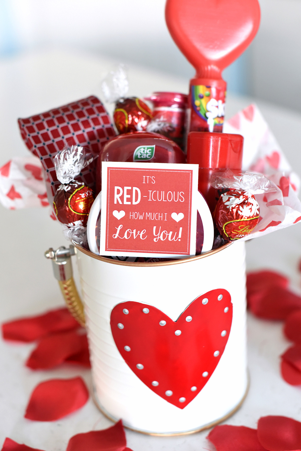 Best Gift Ideas For Valentine Day
 Cute Valentine s Day Gift Idea RED iculous Basket