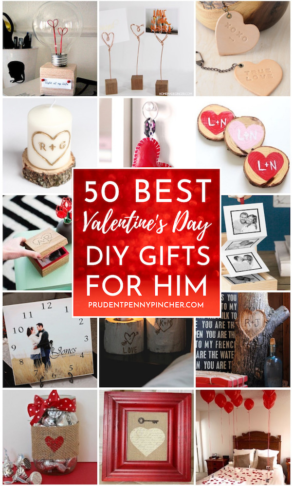 Best Valentine Gift Ideas For Him
 50 DIY Valentines Day Gifts for Him Prudent Penny Pincher