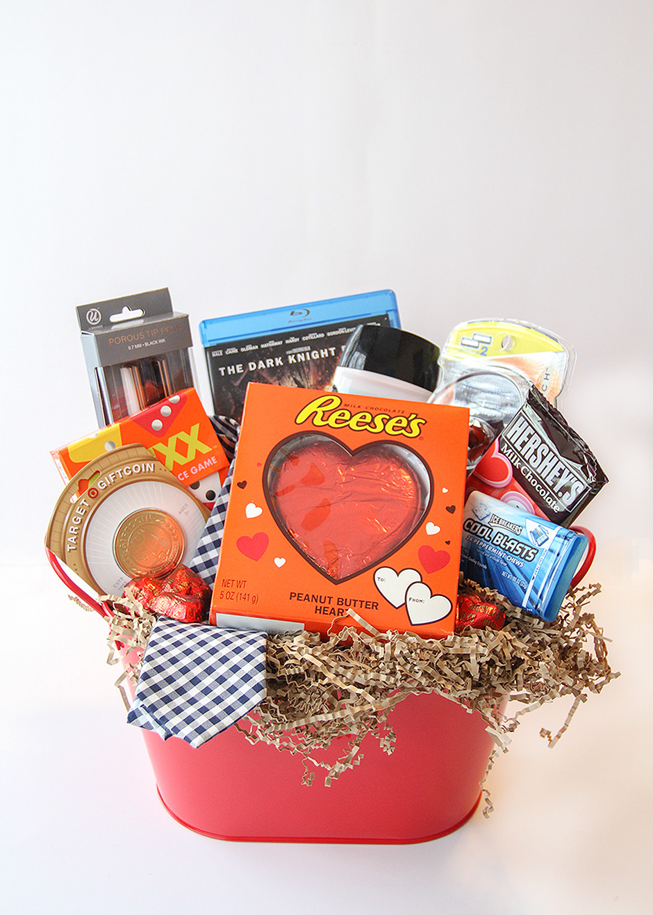 Cheap Valentines Day Gift Ideas
 Valentine s Day Gift Basket For Him Busy Mommy