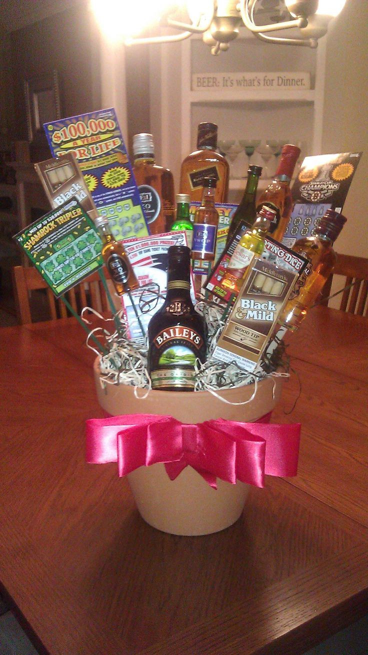 Cool Valentine Gift Ideas For Men
 cute t basket idea for guys for his birthday or