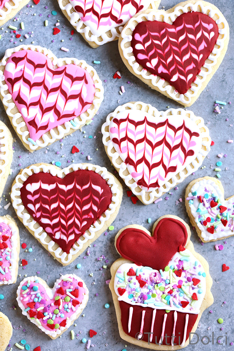 Decorating Valentine Sugar Cookies
 valentine sugar cookies