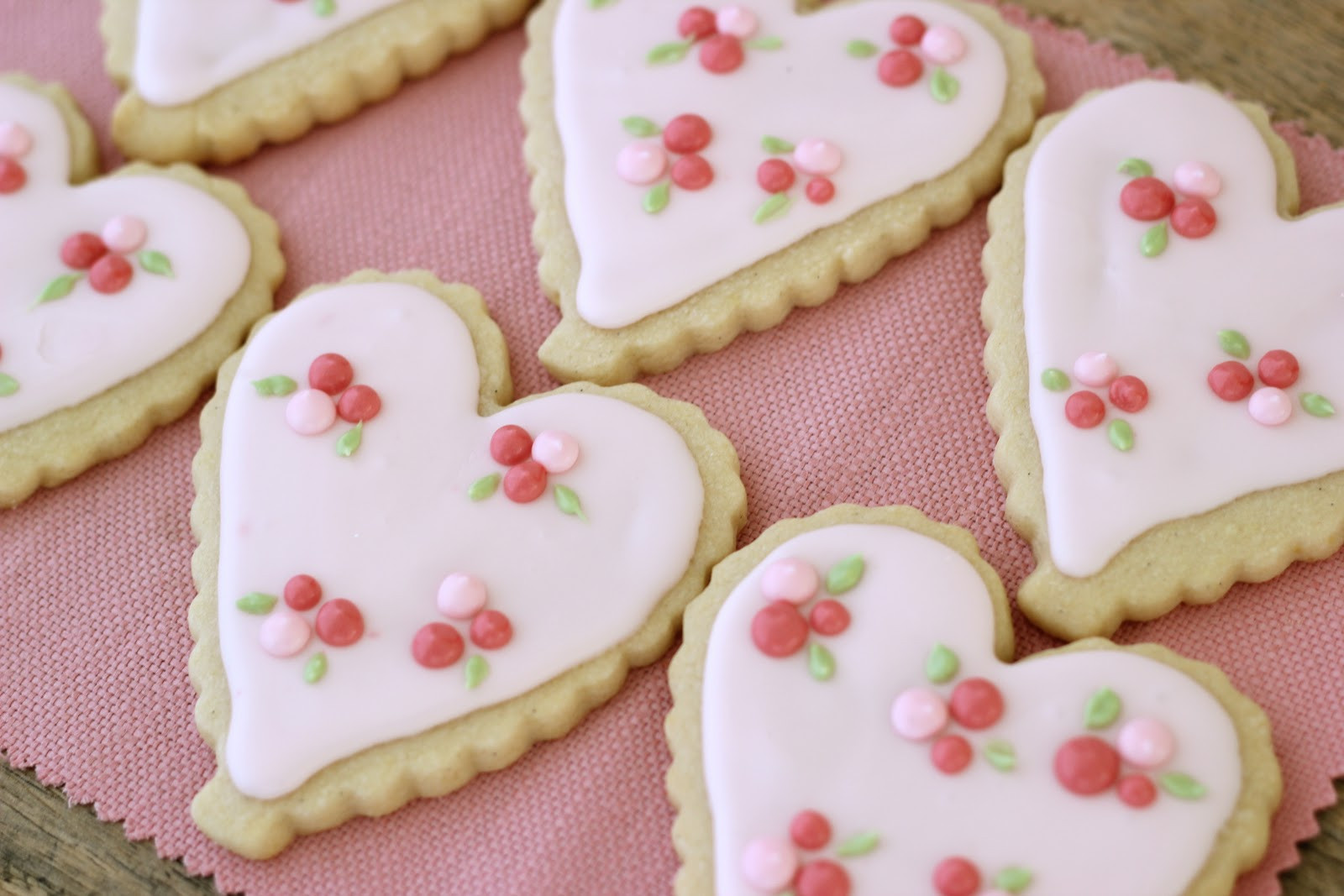 Decorating Valentine Sugar Cookies
 Jenny Steffens Hobick Valentine s Day Sugar Cookies