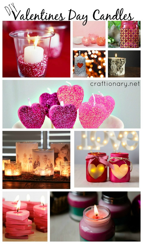 Diy Valentines Day
 DIY Valentines day candles Craftionary