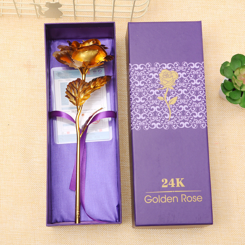 Female Valentine Gift Ideas
 Valentine s Day Gift 24K Gold Plated Rose Flower Romantic