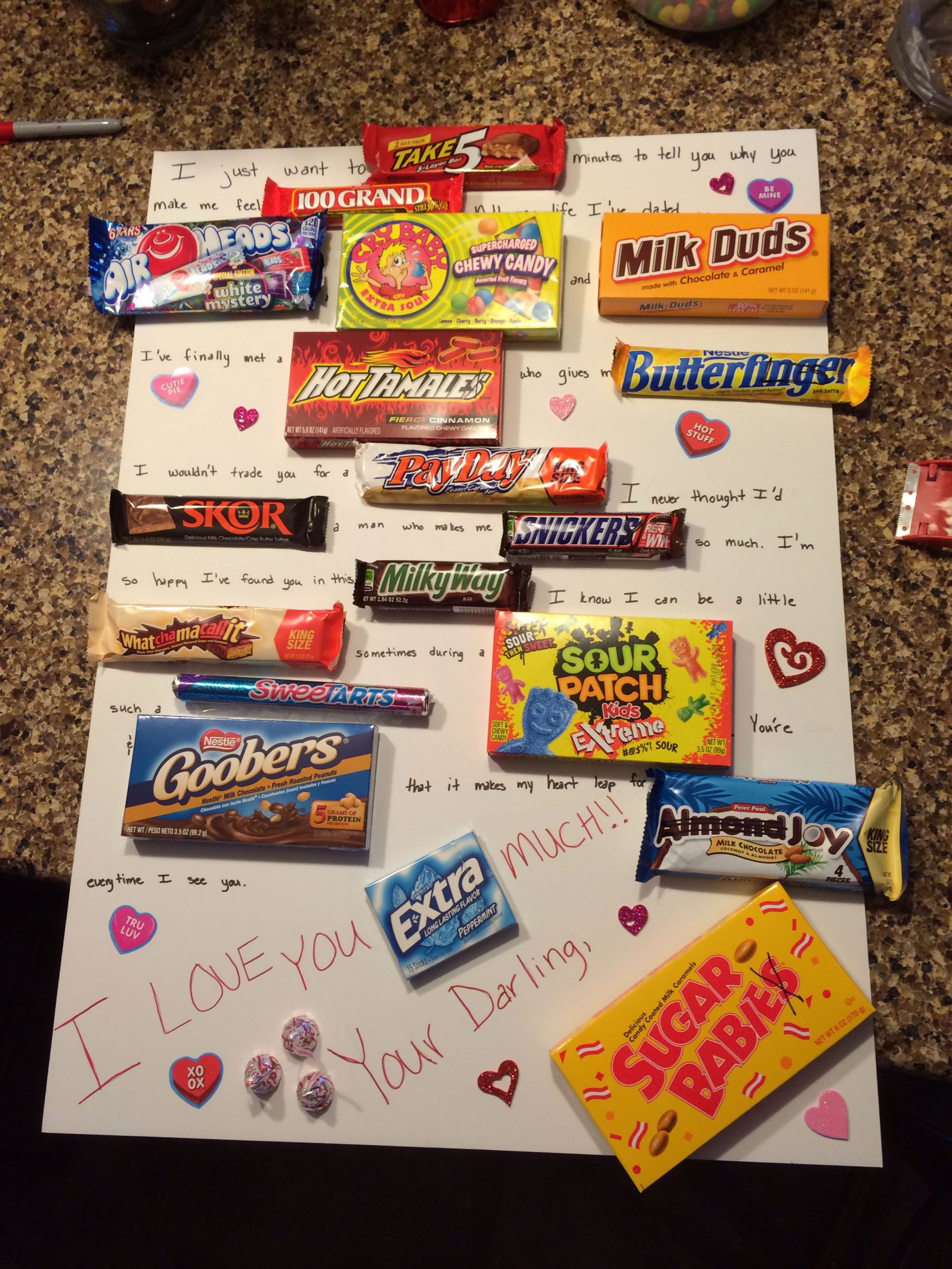 Friend Valentines Day Gift Ideas
 A Cute valentines day candy card my friend had the idea to