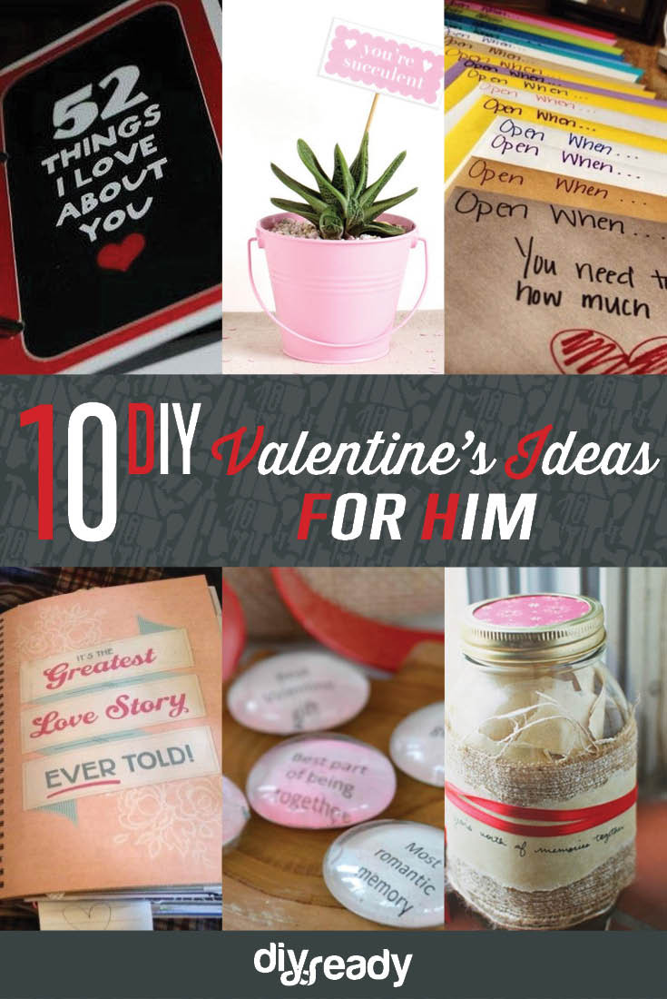 Gift Ideas For Valentines Day For Him
 10 Valentines Day Ideas for Him DIY Ready