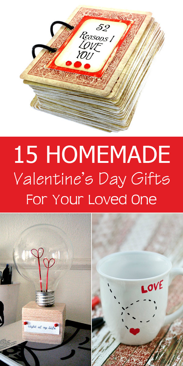 Homemade Valentine Gift Ideas
 15 Homemade Valentine s Day Gifts For Your Loved e