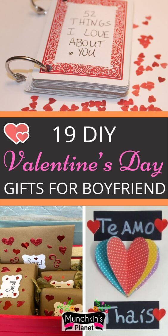 Homemade Valentines Day Gifts For Boyfriends
 26 Cute Romantic Valentine’s Day Gifts For Boyfriend