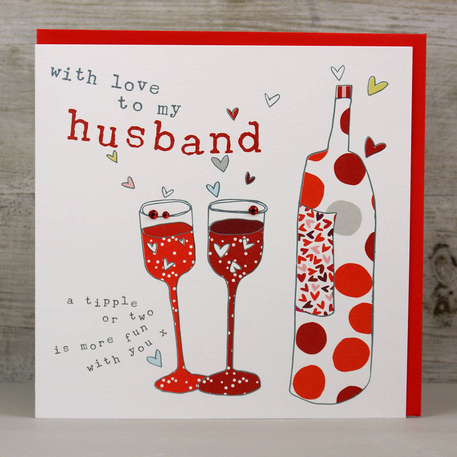 Ideas For Valentines Day For Husband
 A Husband Card By Molly Mae