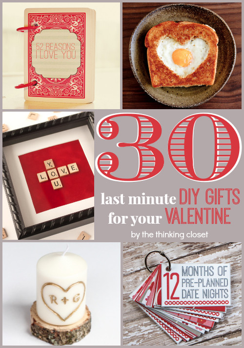 Last Minute Valentine Day Gift Ideas
 30 Last Minute DIY Valentine s Day Gift Ideas for Him