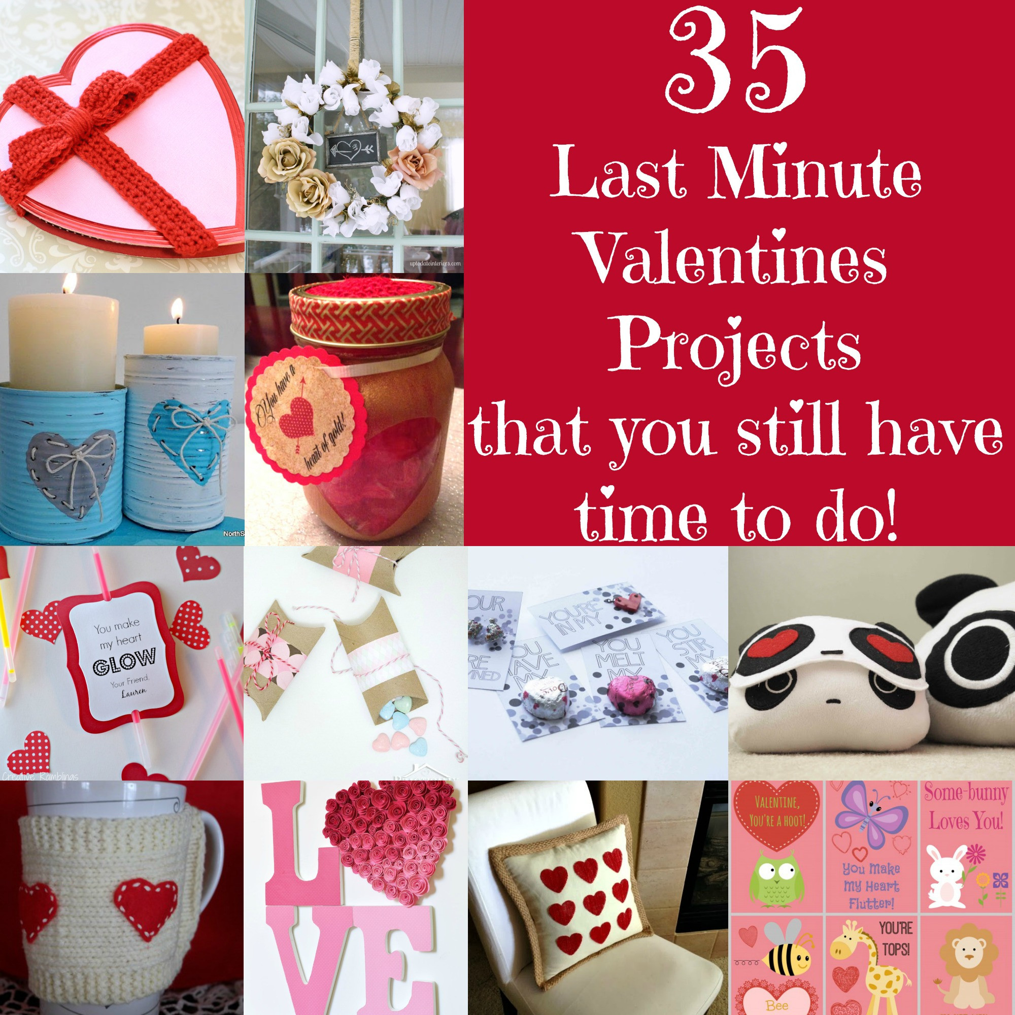 Last Minute Valentine Day Gift Ideas
 35 Last Minute Valentines Projects Craft Dictator
