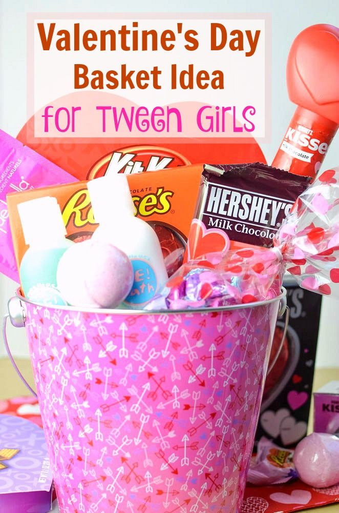 Teenage Valentine Gift Ideas
 Valentine’s Day Spa Basket Idea for Tween Girls