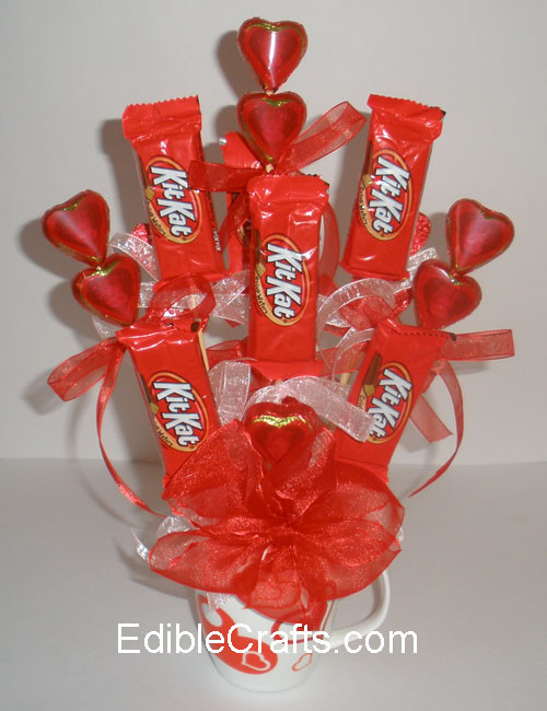 Valentine Candy Gift Ideas
 Valentines t ideas Candy Bouquet DIY from
