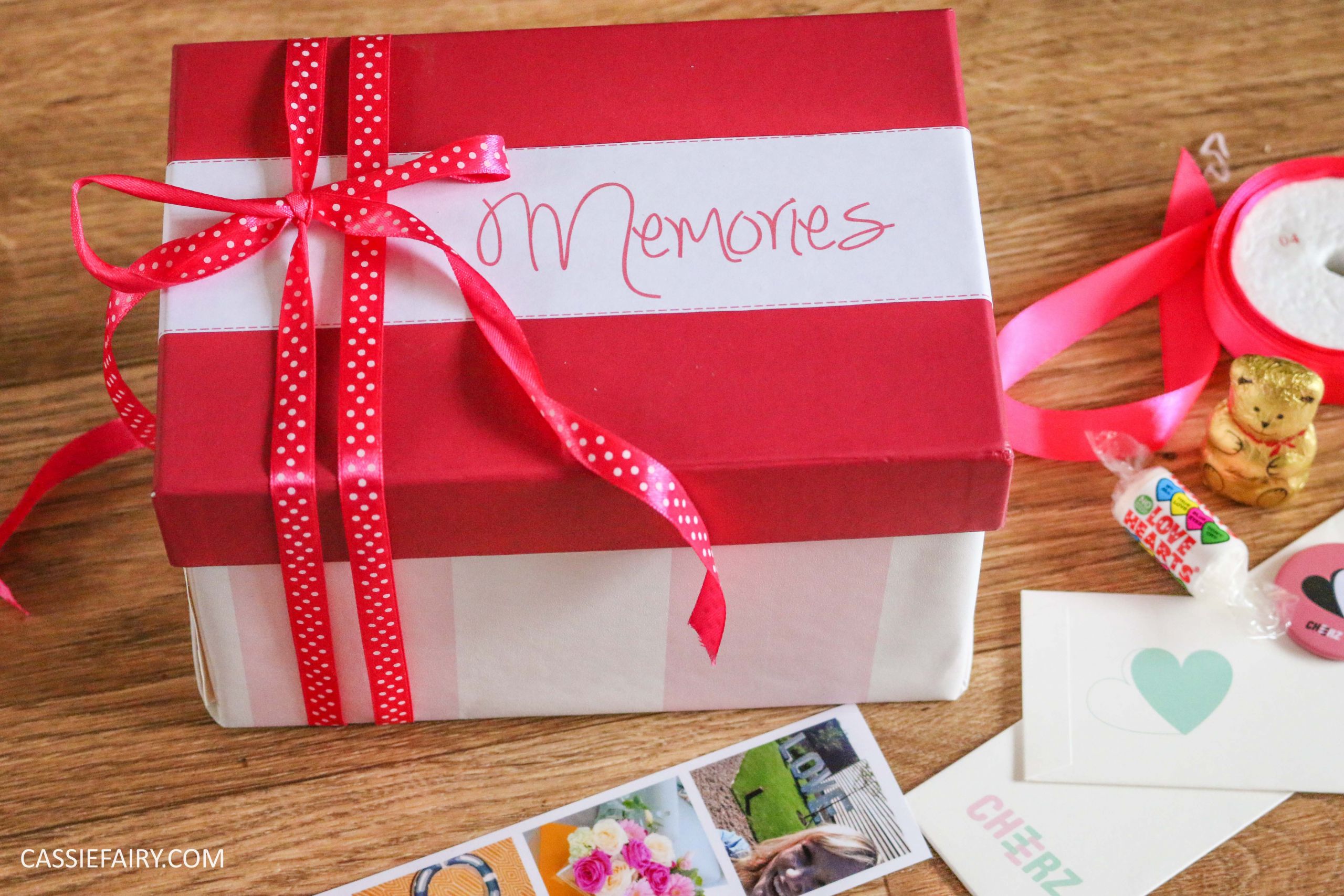 Valentine Day Gift Box Ideas
 DIY Valentine’s t – A box of memories polaroid photos