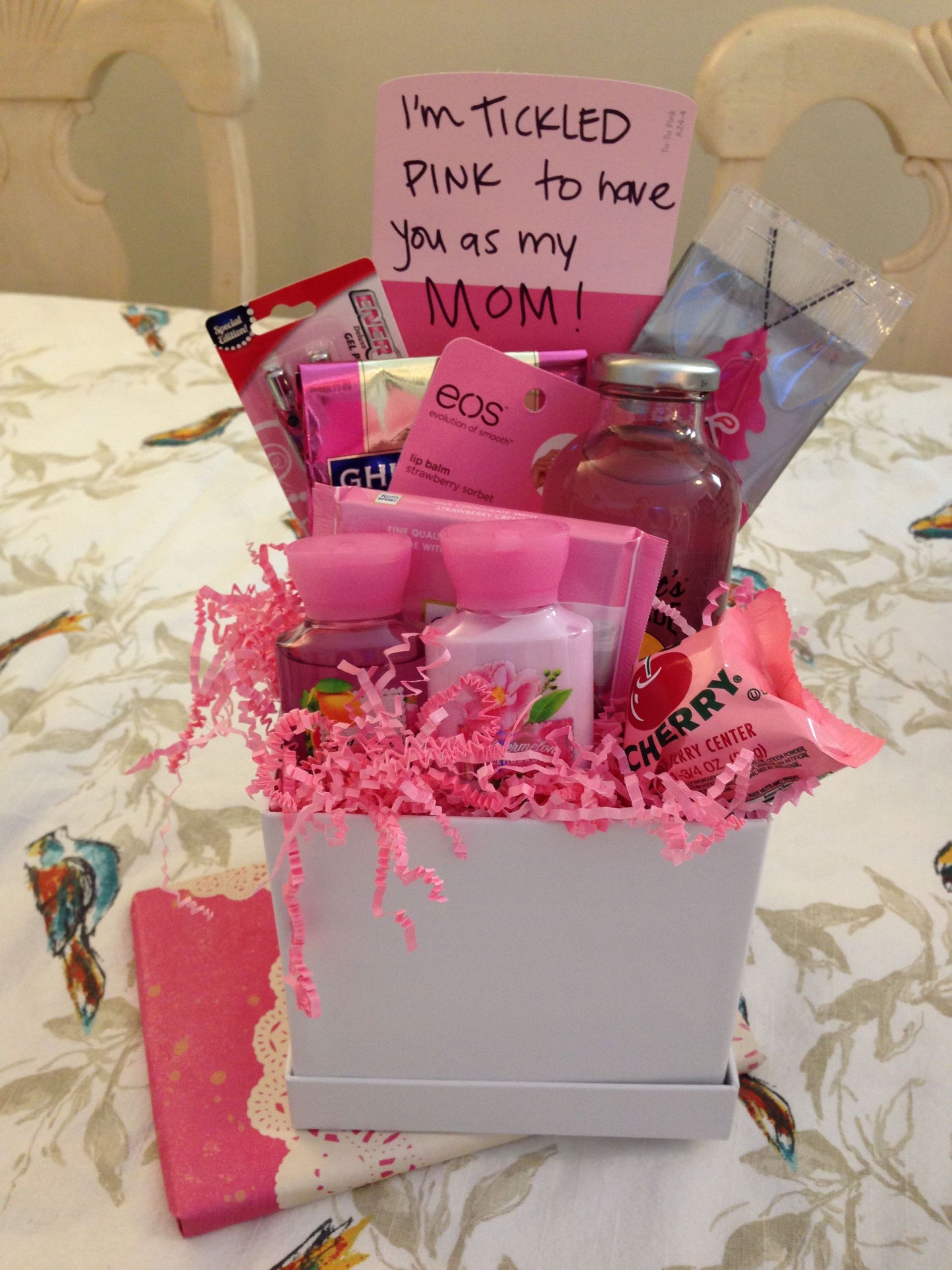 Valentine Day Gift Ideas For Mom
 Tickled pink t basket Mother s Day t