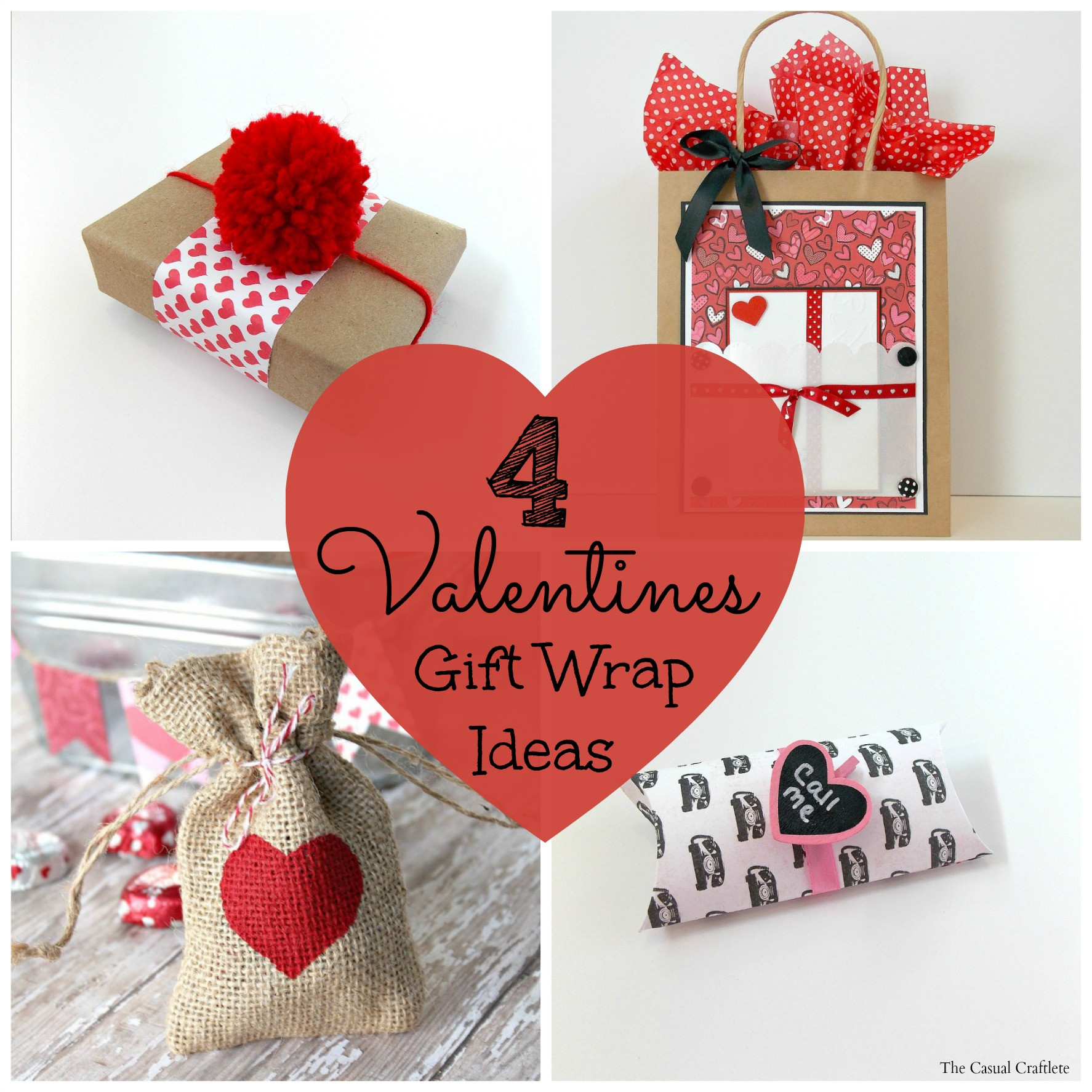 Valentine Day Handmade Gift Ideas
 4 Valentines Gift Wrap Ideas Purely Katie
