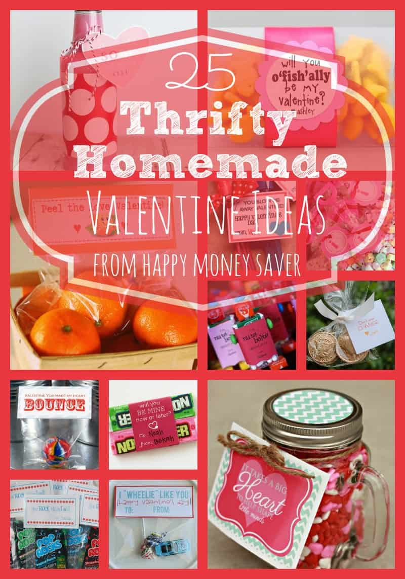 Valentine Gift Ideas Diy
 25 Thrifty Homemade Valentine Ideas Happy Money Saver
