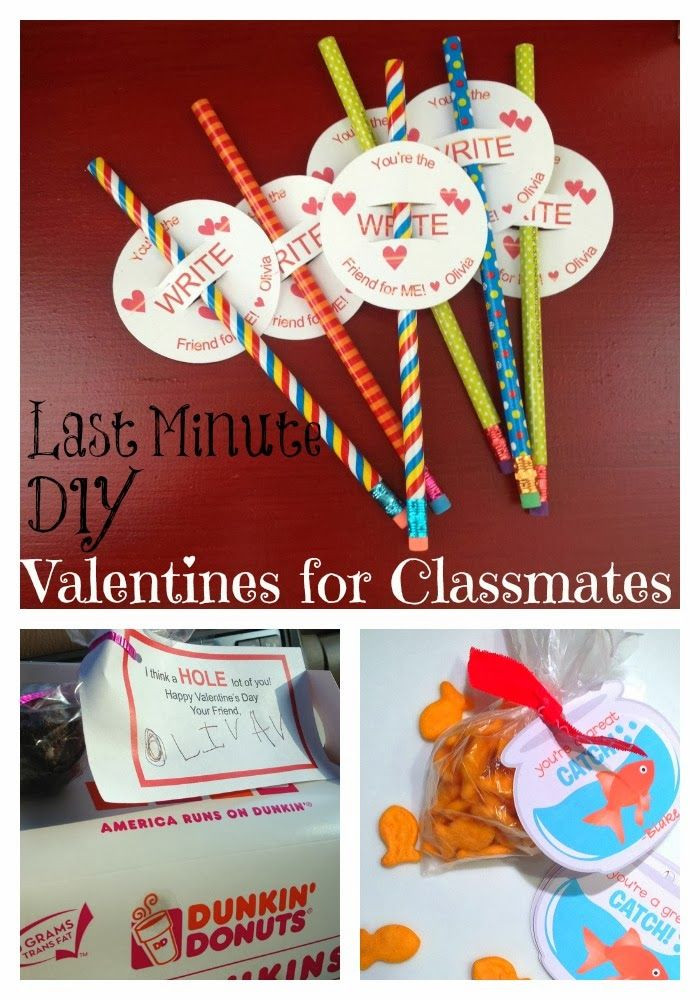 Valentine Gift Ideas For Classmates
 Last Minute DIY Valentines for Classmates