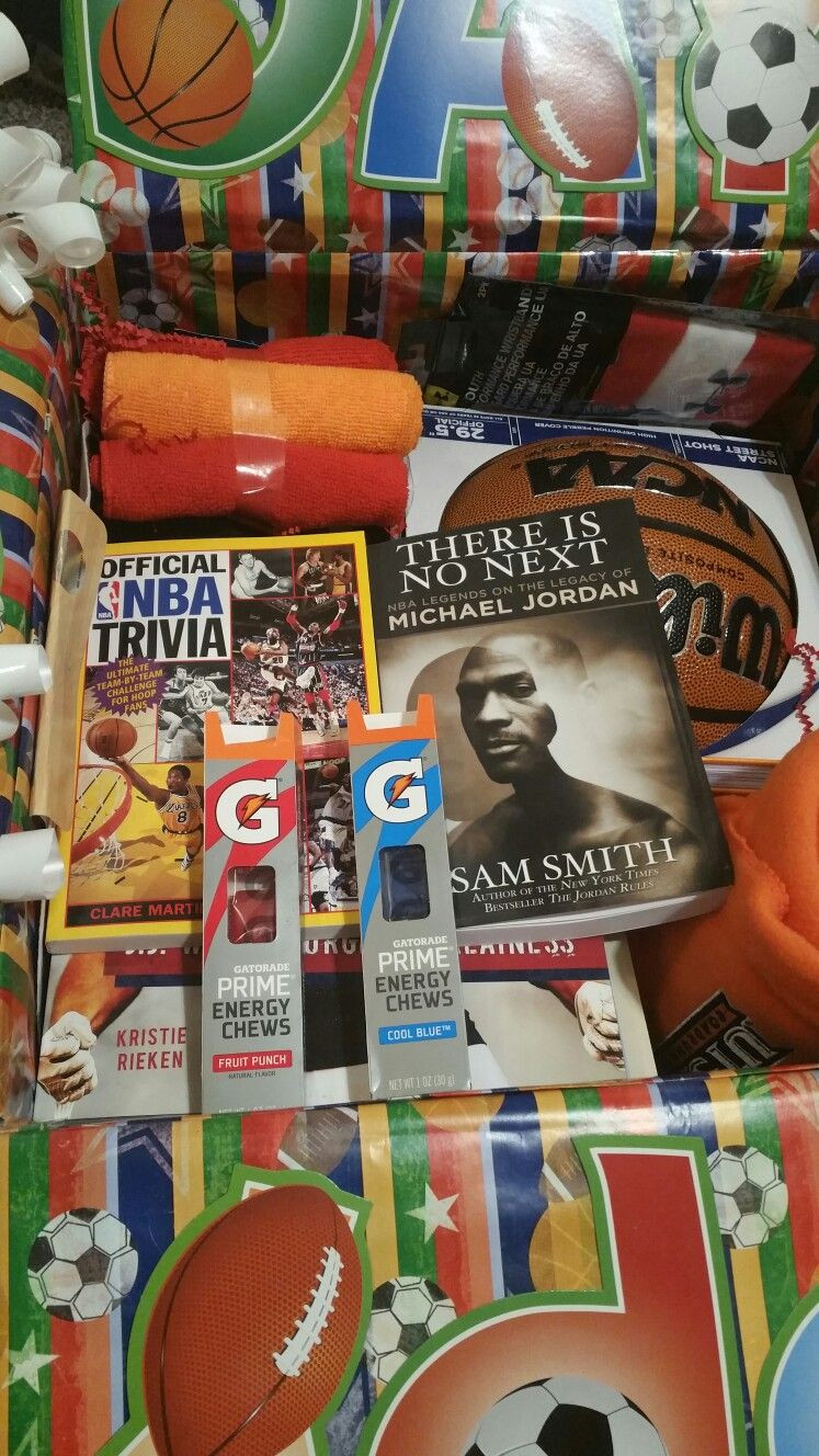 Valentine Gift Ideas For College Son
 Basketball care package for my son who lives far away