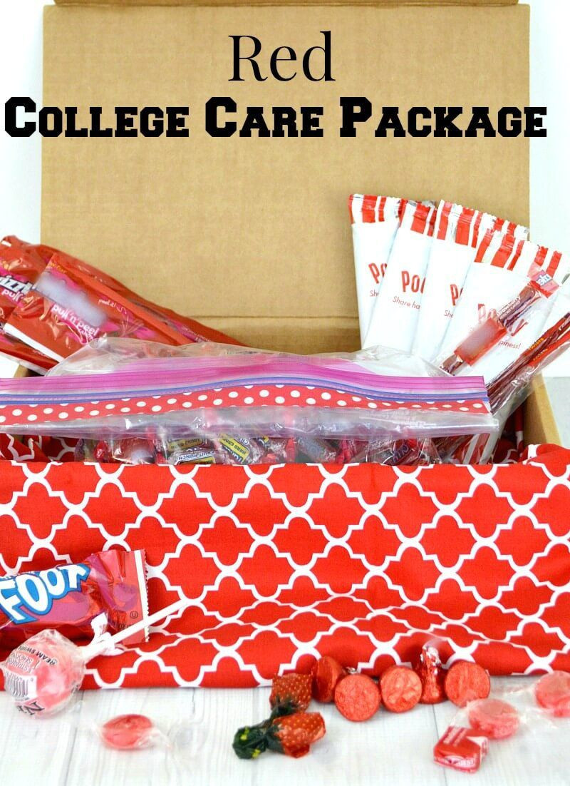 Valentine Gift Ideas For College Son
 Red College Care Package Idea Organized 31