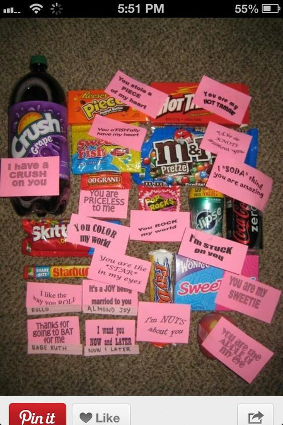 Valentine Gift Ideas For College Son
 Care packages Valentines and Puns on Pinterest