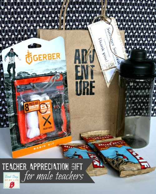 Valentine Gift Ideas For Male Teachers
 Summer Survival Kit Male Teacher Appreciation Gift