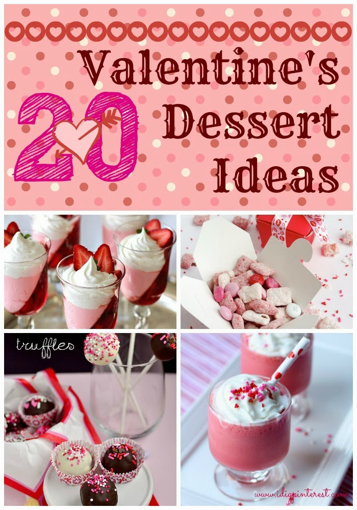 Valentine'S Day Dessert Ideas
 20 Perfect Valentine s Day Desserts I Dig Pinterest