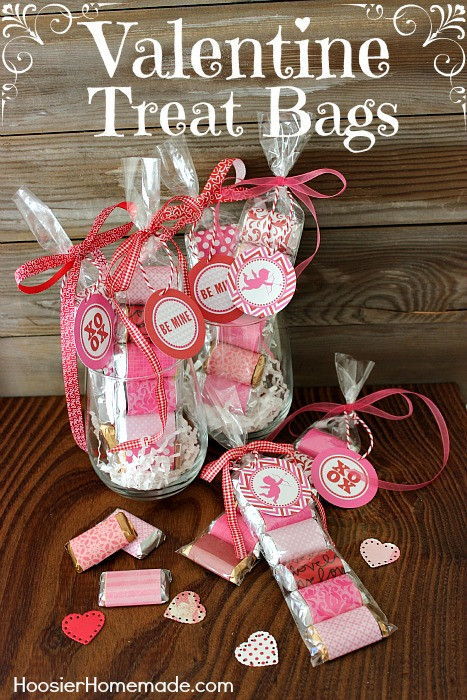 Valentine'S Day Gift Bag Ideas
 33 Homemade Valentines & Treat Bag Ideas Nest of Posies
