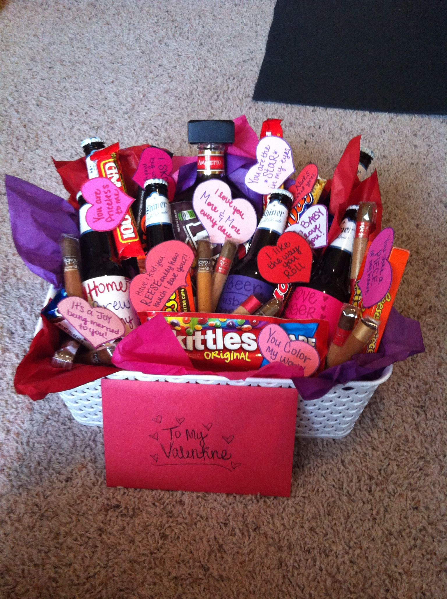 Valentine'S Day Gift Basket Ideas For Him
 Pin by Laura Vallera on all things crafty