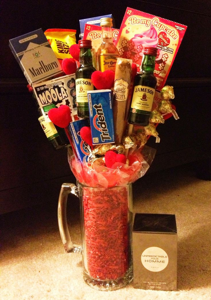 Valentine'S Day Gift Basket Ideas For Him
 broquet Valentines day ts for him