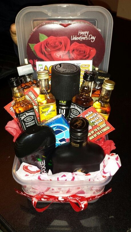 Valentine'S Day Gift Basket Ideas For Him
 Pin on Valentines ideas