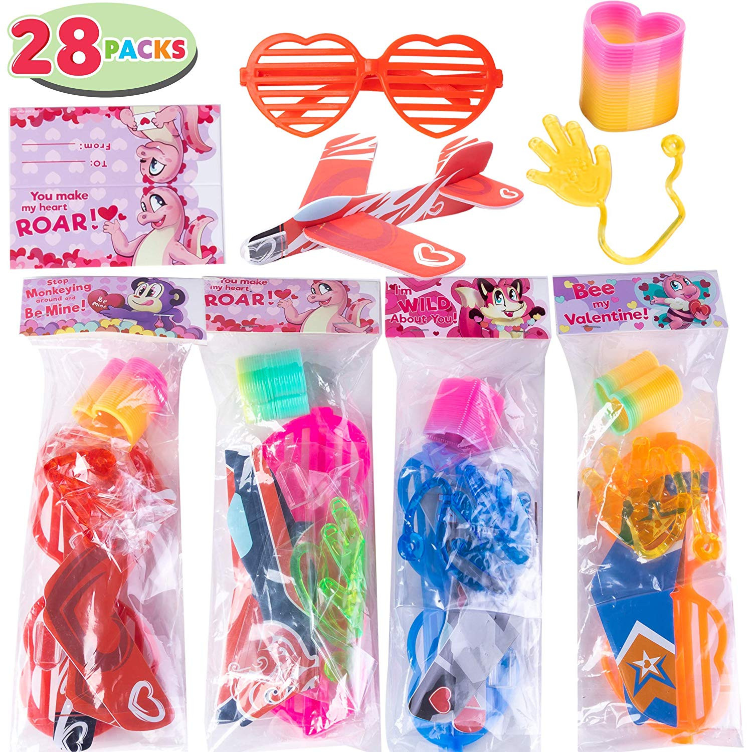 Valentine'S Day Gift Ideas For Kids
 Valentines Day Classroom Gifts 28 Pack Kids Valentines