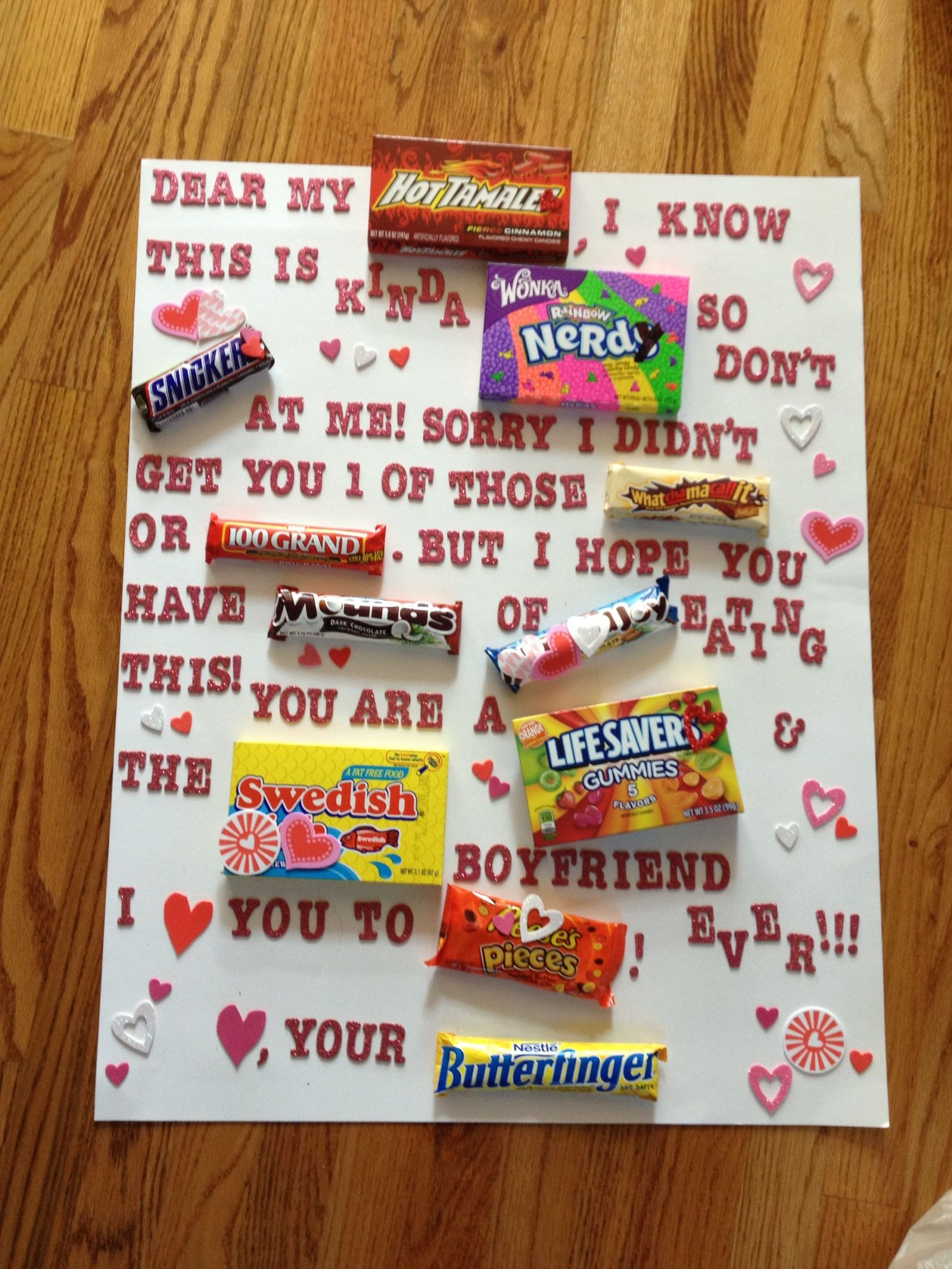 Valentine'S Day Gift Ideas For My Boyfriend
 What I made my boyfriend for Valentines day