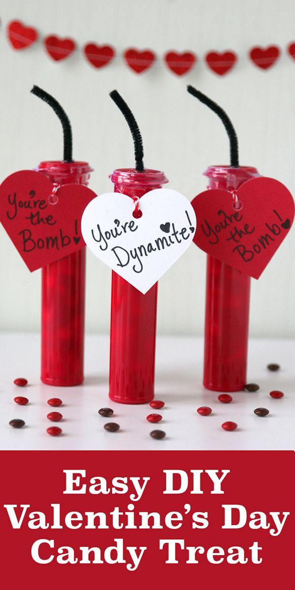 Valentine'S Day Gift Ideas For School
 This easy DIY Valentine’s Day Candy t idea is great for